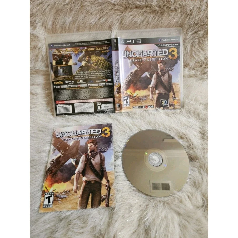 Uncharted 3 Drake's Deception Sony PlayStation 3 Brand New Factory Sealed PS3